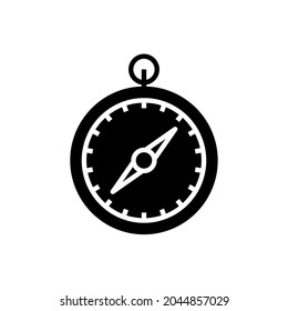 Compass Vector Icon. route illustration sign. road Symbol.