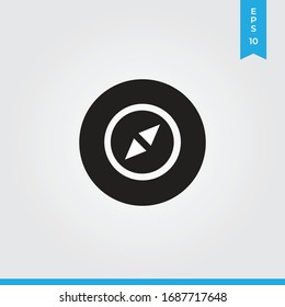 Compass vector icon, simple sign for web site and mobile app.