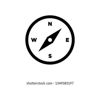 compass vector icon template