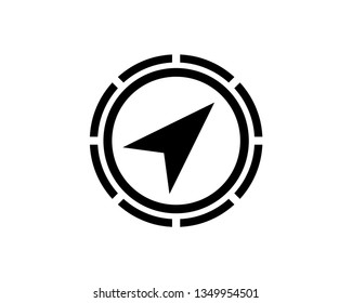 compass vector icon template