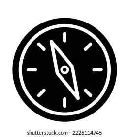 Compass Vector Icon which can easily modify or edit

