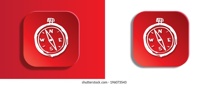 Compass.  Vector Illustration.