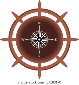 Compass - vector illustration
