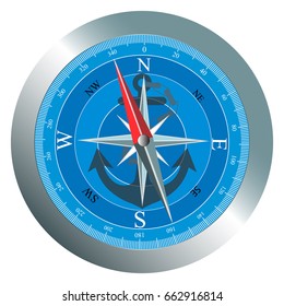 Compass vector illustration