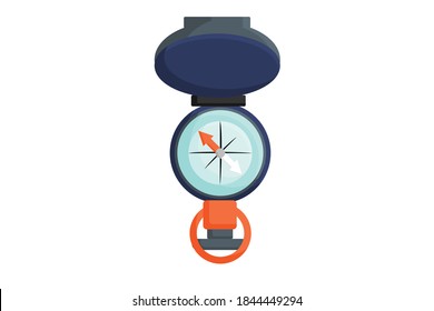 Compass Vector Illustration for Hunting