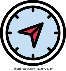 compass Vector illustration on a transparent background. Premium quality symbols. Glyphs  vector icon for concept and graphic design.