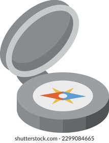 compass Vector illustration on a transparent background. Premium quality symbols. Flat icons for concept and graphic design.