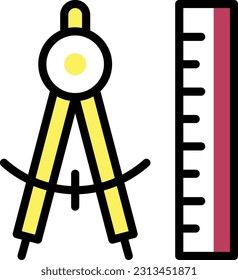 compass Vector illustration on a transparent background. Premium quality symmbols. Line Color vector icons for concept and graphic design.