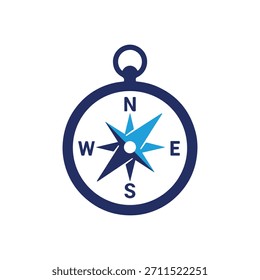 Compass vector illustration on white background
