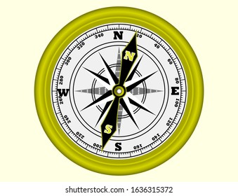 Compass vector illustration for various related tasks