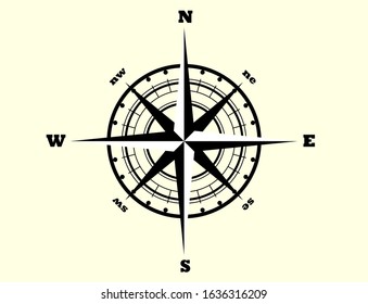 Compass vector illustration for various related tasks