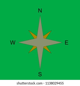 Compass vector image