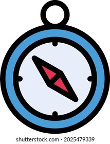 icono de color de la línea de vector de comparación