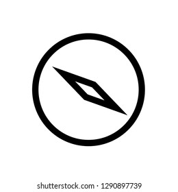 Compass Vector Line Icon