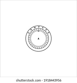 the compass vector logo illustration