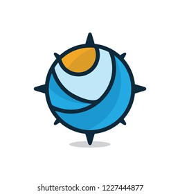 Compass Wave Icon