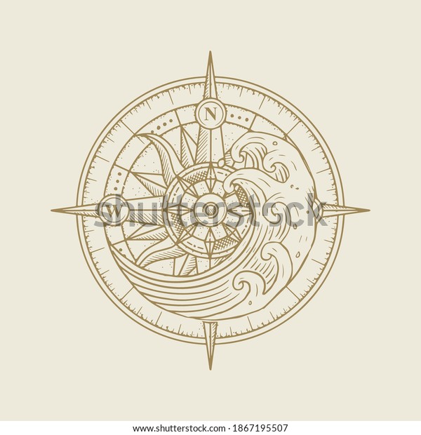 3,879 Compass Mystical Images, Stock Photos & Vectors | Shutterstock