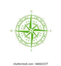 compass wind rose icon