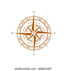 compass wind rose icon