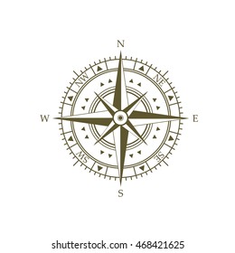 compass wind rose icon