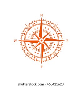 compass wind rose icon