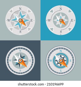 compasses decorative series arrow