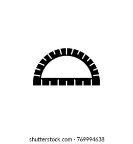 Compasses for drawing and ruler icon. Office supplies Icon. Premium quality graphic design. Signs, outline symbols collection, simple icon for websites, web design, mobile app on white background