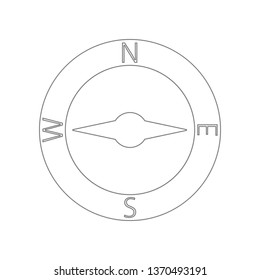 Compasses icon. Element of Army for mobile concept and web apps icon. Outline, thin line icon for website design and development, app development