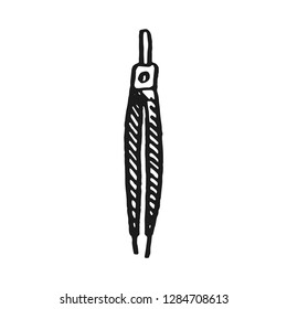 compasses vector doodle sketch isolated on white background