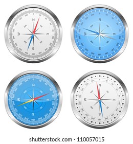 Compasses, vector eps10 illustration
