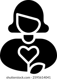 Compassion Icon Element For Design And Vector