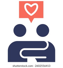 Compassion Icon Element For Design And Vector