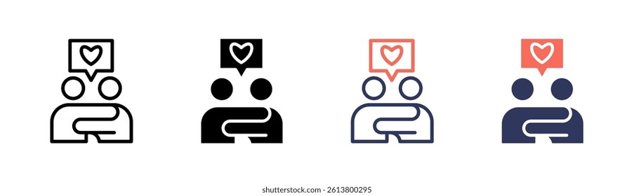 Compassion Icon Element For Design And Vector