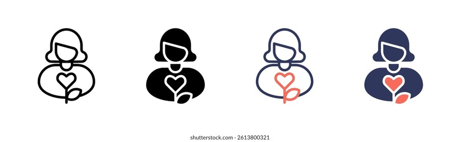 Compassion Icon Element For Design And Vector