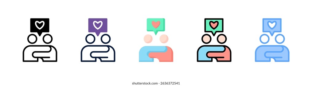 Compassion Icon Element For Design And Vector