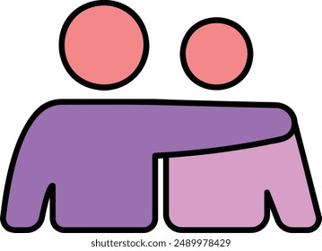 Compassion Icon - Symbolizing Empathy, Kindness, and Understanding