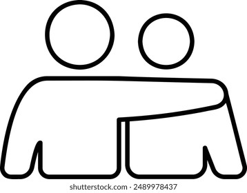 Compassion Icon - Symbolizing Empathy, Kindness, and Understanding
