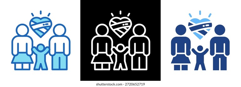 Compassion Icon Ilustración vectorial triplestyle