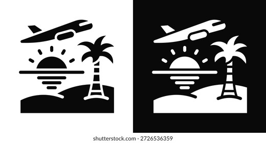 Estilo de fondo blanco y negro del icono de la compasión