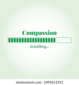 Compassion Installing vector illustration graphic eps