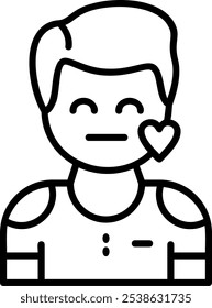 Compassion Vector Icon Design Symbol