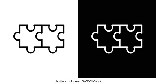 Traçado do conceito do ícone de compatibilidade no plano de fundo branco