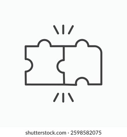Compatibility icon isolated on white background