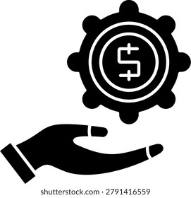 Compensation Art vector Icon Design Illustration