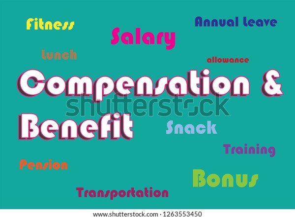 Compensation Benefit Text Categories Human Resource Stock Vector Royalty Free 1263553450 7881