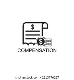 icono de compensación, vector de icono de gestión