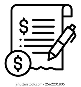 Compensation Settlement Icon Element For Design