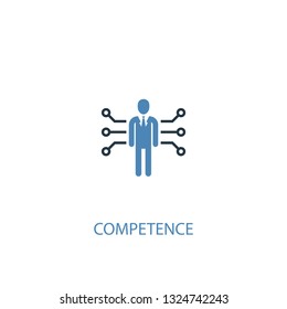 competence concept 2 colored icon. Simple blue element illustration. competence concept symbol design. Can be used for web and mobile UI/UX competence concept 2 colored icon. Simple blue element illustration. competence concept symbol design. Can be used for web and mobile UI/UX