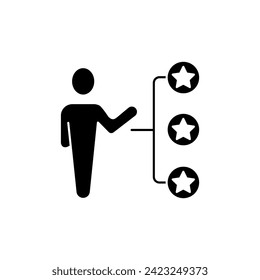 competence concept line icon. Simple element illustration. competence concept outline symbol design.