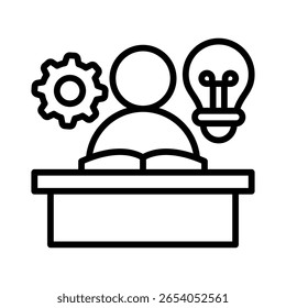 Competence Icon Element For Design